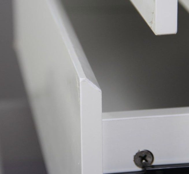 HIGH GLOSS FRONT WHITE 5 DRAWER TALLBOY Carousel 2