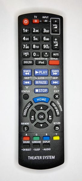 BRAND NEW NON GENUINE PANASONIC BLU RAY REMOTE - N2QAYB000630 / N2QAYB000629 Carousel 1