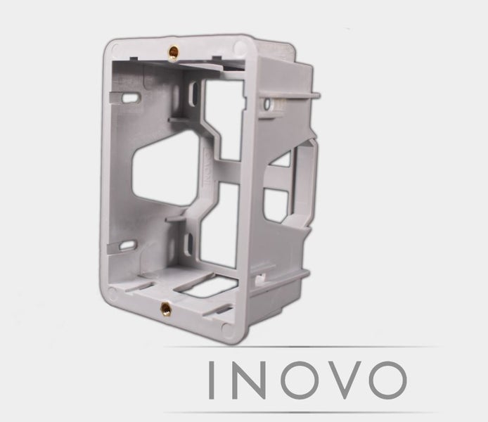 FLUSH BOX WITH BRASS INSERTS - SUITS CLIPSAL / INOVO / HPM / PDL Carousel 1