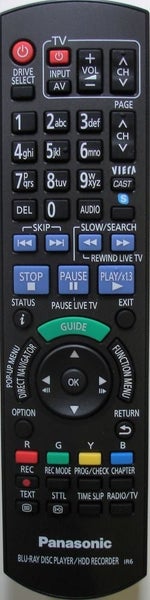 BRAND NEW NON GENUINE PANASONIC BLU-RAY REMOTE N2QAYB000613 / N2QAYB001039 Carousel 1