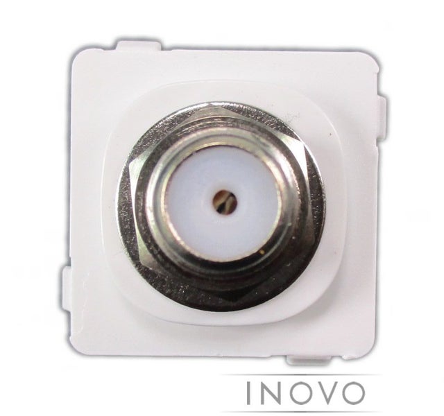 INOVO - F-CONNECTOR (F-CON / F TYPE) TV MODULE FOR CLIPSAL AND INOVO WALL PLATES Carousel 1