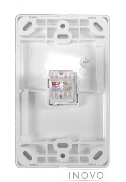 CAT6 - RJ45 (8P8C) SINGLE WALL SOCKET -INOVO - BRAND NEW Carousel 3