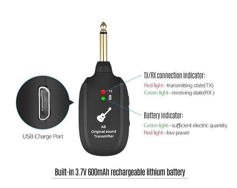 Wireless Guitar Transmitter and Receiver Clearance DEAL Carousel 6