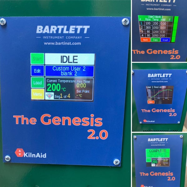 OLYMPIC 133L Top Loading Kiln, Touchscreen Controller & Counterweight Lid System Carousel 2