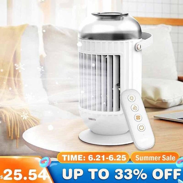 Electric Air Cooler Mini USB Fan Spray Air Conditioner Humidifier Carousel 2