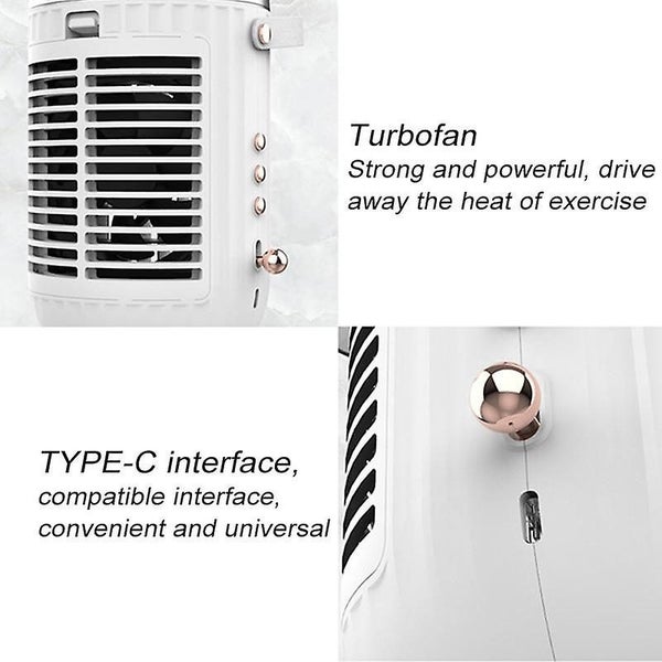 Electric Air Cooler Mini USB Fan Spray Air Conditioner Humidifier Carousel 5