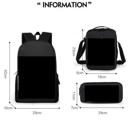 School Bag For Primary And Secondary School Students Three-Piece Set Carousel 2