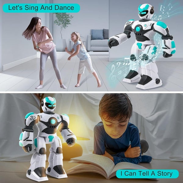 Remote Control Robot Toy Chirstmas Gift for 3-15 Years Old Boys Girls Carousel 1