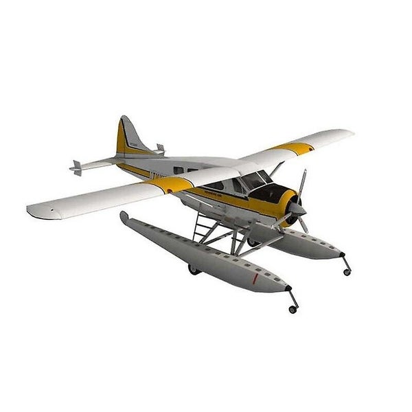 DIY 1:32 45cm DHC 2 Beaver Seaplane Assemble Hand Work 3D Puzzle Game Kids Carousel 1