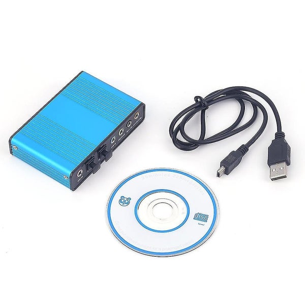 Usb 6 Channel 5.1 Audio External Optical Sound Card Adapter For Pc Laptop Skyp Carousel 1