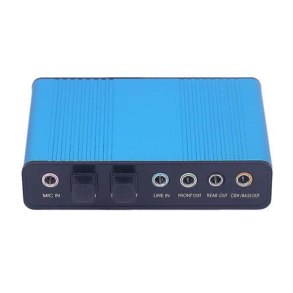 Usb 6 Channel 5.1 Audio External Optical Sound Card Adapter For Pc Laptop Skyp Carousel 4