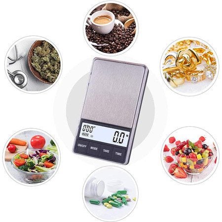 Espresso Scale with Timer Small & Thin Travel Coffee Scale, Mini Digital  Scale Grams and Ounces with Large Backlit LCD Stainless Steel Pocket Food  Scale Drip Tray Pulling Scale 