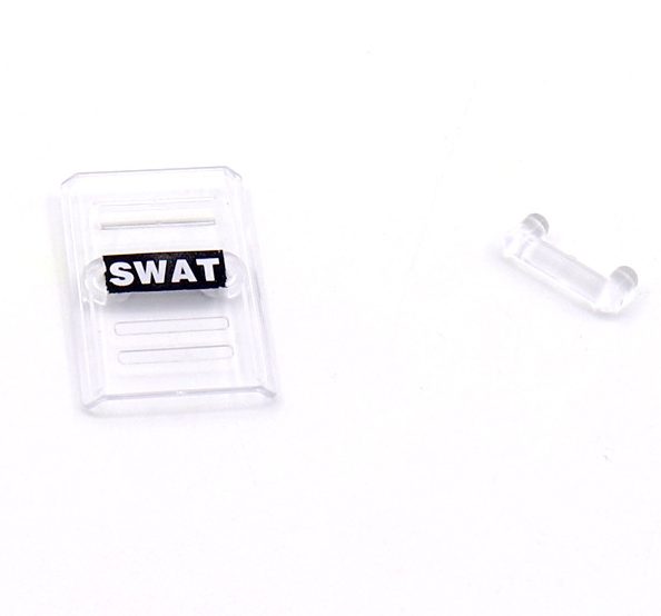 Military police Riot shield swat figures ww2 bricks toy kids Carousel 1