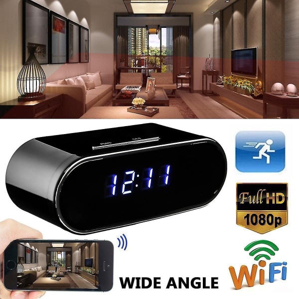 Z10 1080P HD WIFI Wireless Hidden Camera Night Vision Alarm IP Camcorder Clock Carousel 2