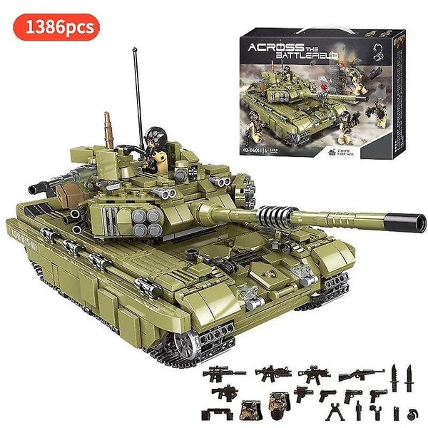 Military War Jungle Commando Tiger Tank Heavy Truck Army Vehicle Building Carousel 2