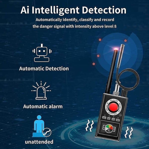 ForU time Anti Spy Detector, Bug Detector, KORKUAN RF Detector, Hidden Camera Carousel 2