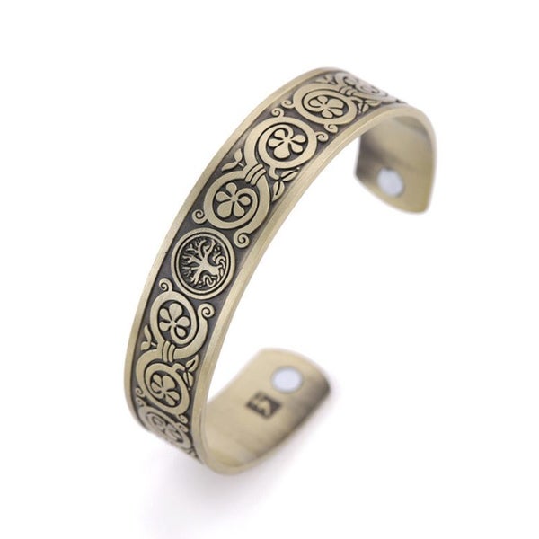 Copper Viking Cuff Bracelet Magnetic Healthcare B0377GD0 Carousel 2