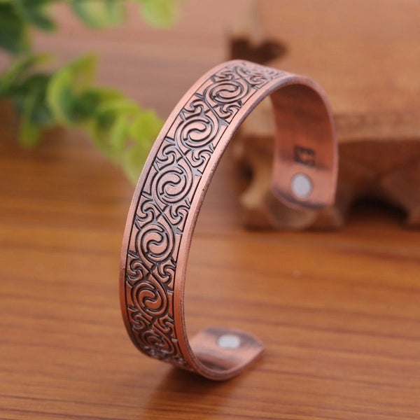 Copper Viking Cuff Bracelet Magnetic Healthcare B0371RD0 Carousel 1