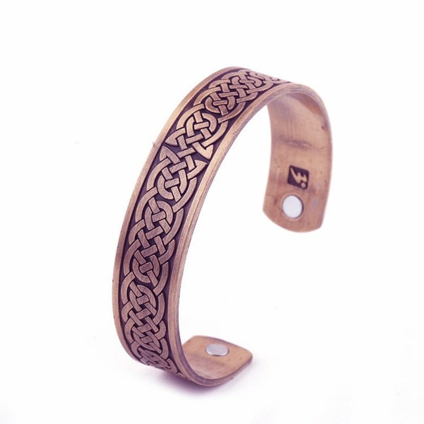 Copper Viking Cuff Bracelet Magnetic Healthcare B0365RD0 Carousel 2