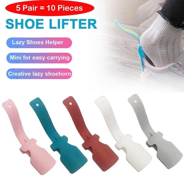 5 Pair Shoe Horn Lazy Shoe Lifter Easy on & Off Shoes i2026MZ0 Carousel 10