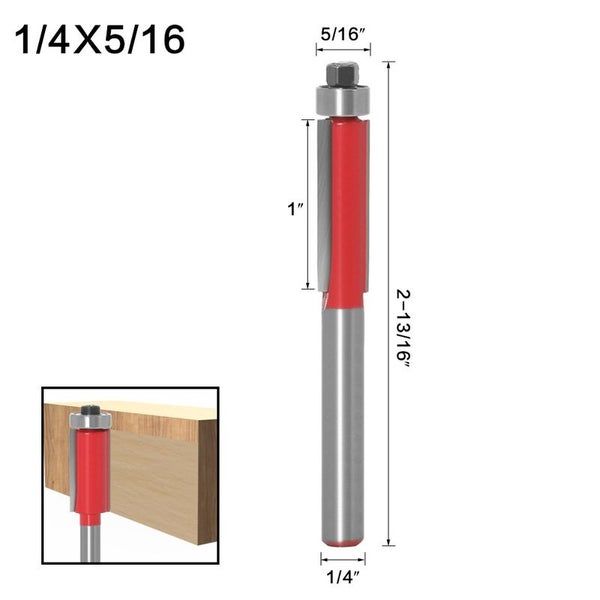 Flush Trim Router Bit 1/4'' Shank Set 3647612 Carousel 11