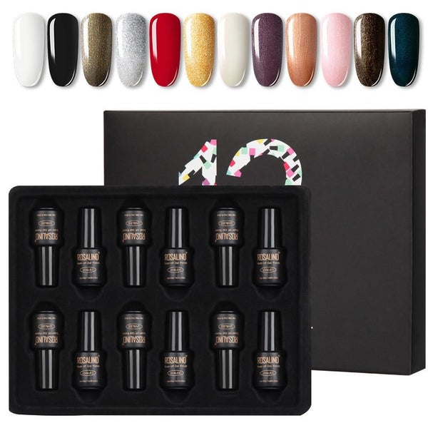 Nail Gel Polish Set 12 Bottles UV Soak Off Gels I0781MC0 Carousel 1