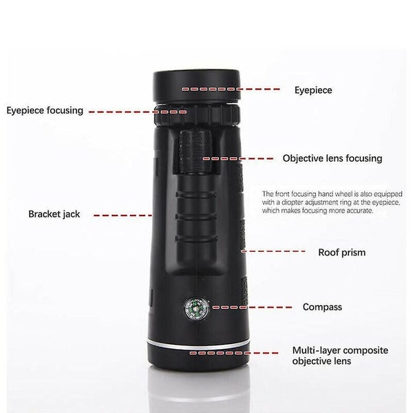 ZOOM Optics HDLENS Monopoly Telescope Starscope hunting camping Carousel 5