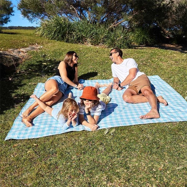 Dock & Bay Picnic Blanket Large Blueberry Pie Carousel 9