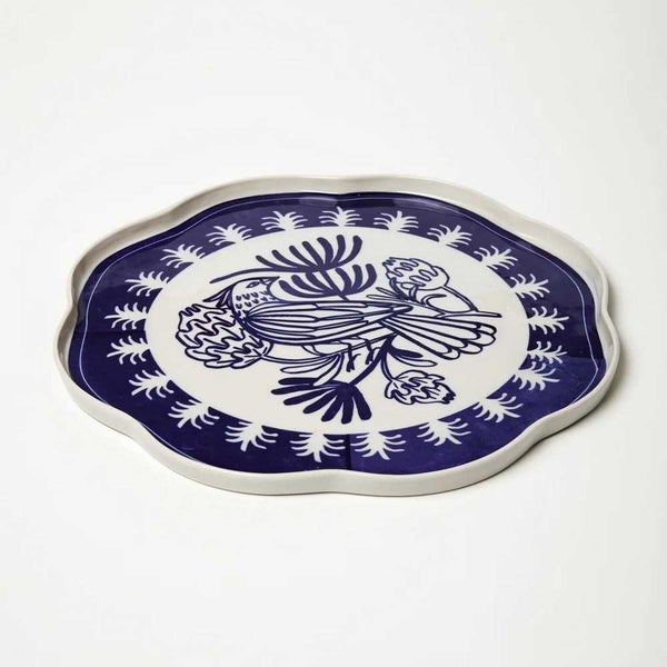 Jones & Co Del Sol Platter Blue 30x30cm Carousel 1