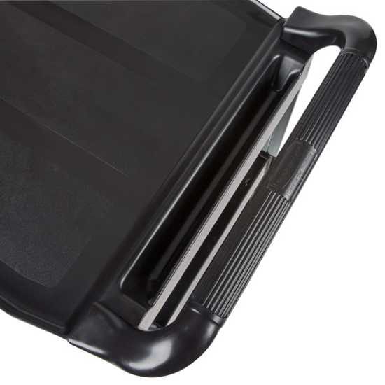 Rubbermaid 3 Tier Black Open Sided Utility Cart (Each) Carousel 1