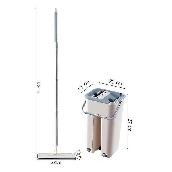 Mop Free Hand Washing Flat Mop Wet Dry Usage Mop Carousel 1