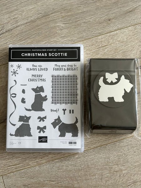Stampin’ Up Christmas Scottie Stamp Set + Punch Carousel 1