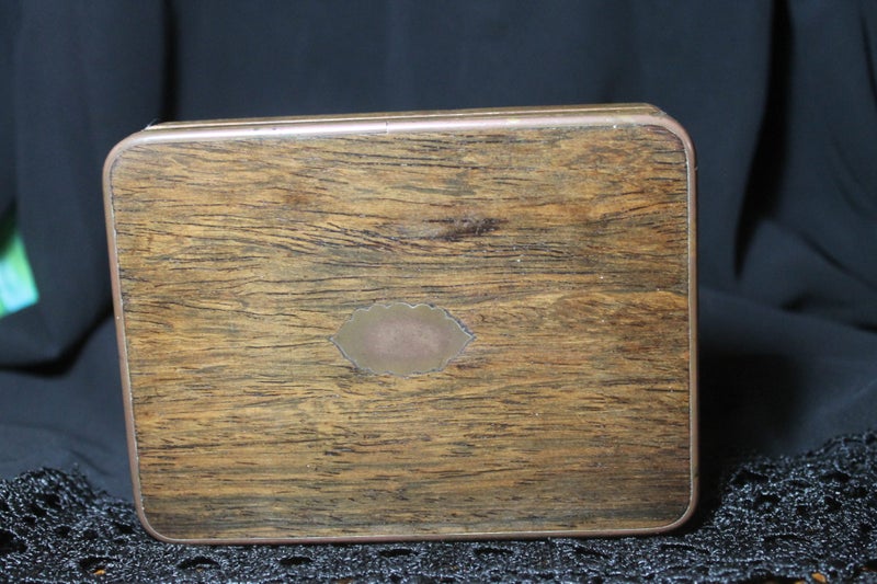 RARE Antique c1890 "James Nardin" Original Rosewood Watch Presentation Box Carousel 1