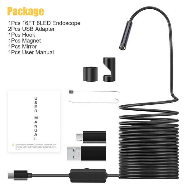 Endoscope Camera For Android Samsung Carousel 9