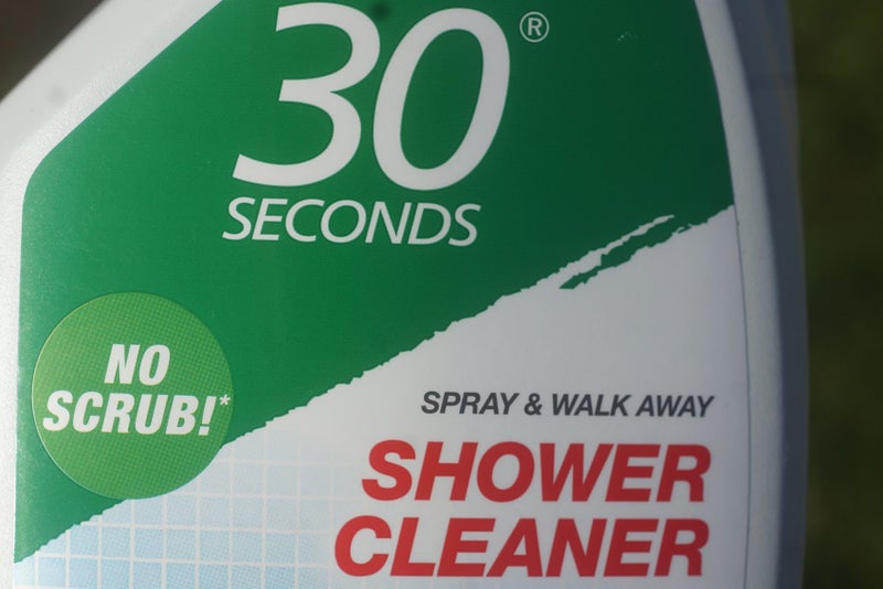 30 Seconds, Spray & Walk Away. Shower Cleaner. Trigger Sprayer. 1 litre. 1L Carousel 2