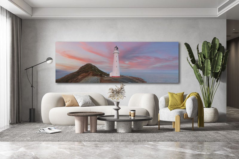 Rokit Wall Art Castle Point Lighthouse at sunrise Giclee Canvas Print Carousel 1