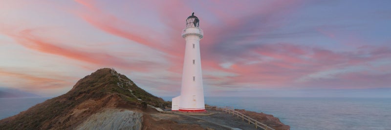 Rokit Wall Art Castle Point Lighthouse at sunrise Giclee Canvas Print Carousel 2