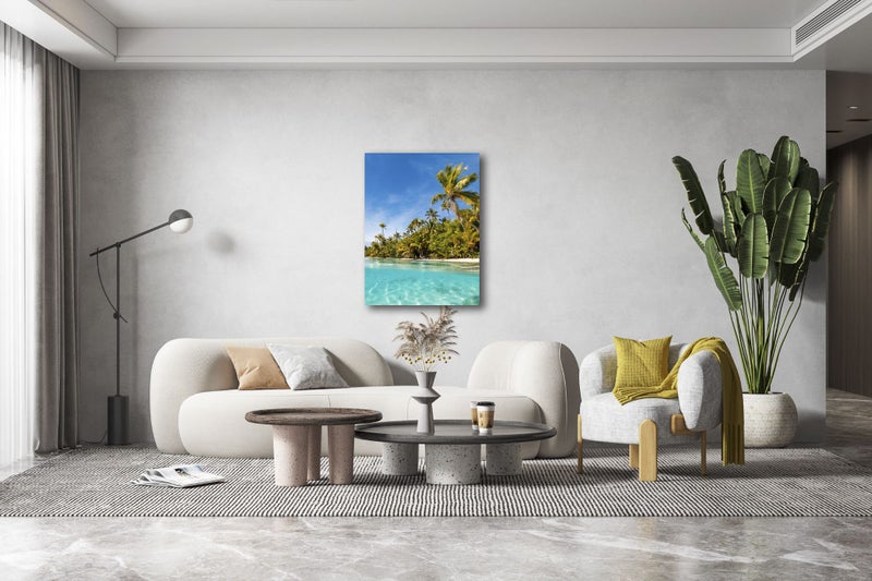 Rokit Wall Art. Muri Lagoon Rarotonga. A1 Canvas Print Carousel 1