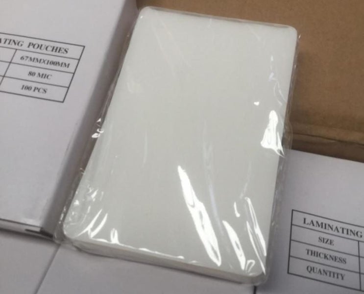 Card Laminating Pouches (box of 100 packs @100) Carousel 2