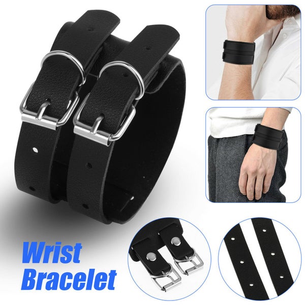 Men's Leather Belt Strap Bracelet Carousel 1