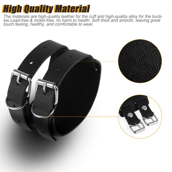 Men's Leather Belt Strap Bracelet Carousel 2