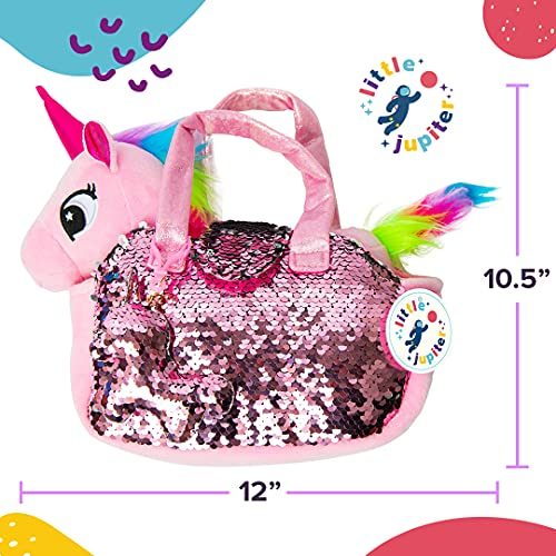 Little Jupiter Plush Pet Set with Purse - Unicorns Gifts for Girls - Unicorn Stu Carousel 3