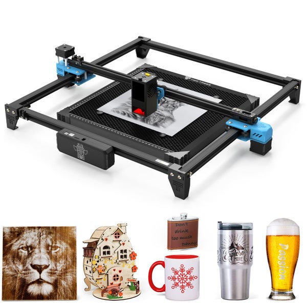 TTS-20 Pro Laser engraving machine Carousel 15