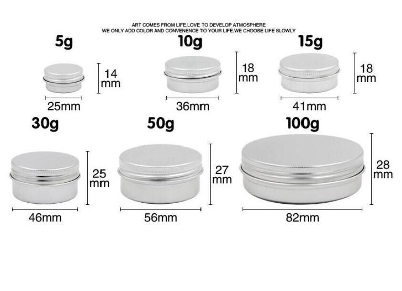 20pcs steel round cans with screw top storage lipstick and ointment empty cans Carousel 2