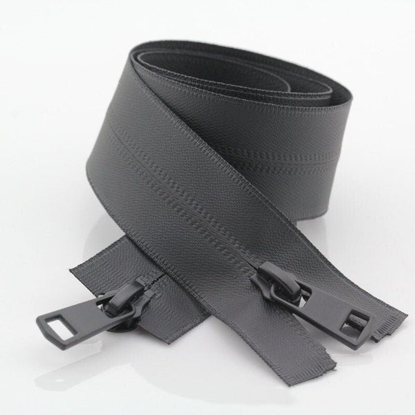 2pcs 60-120cm 5# nylon invisible waterproof zipper double open zipper Carousel 1