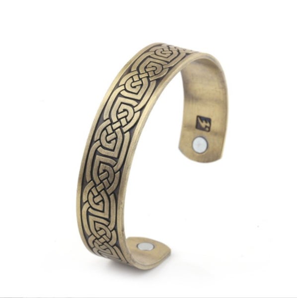 Copper Viking Cuff Bracelet Magnetic Healthcare B0379GD0 Carousel 1