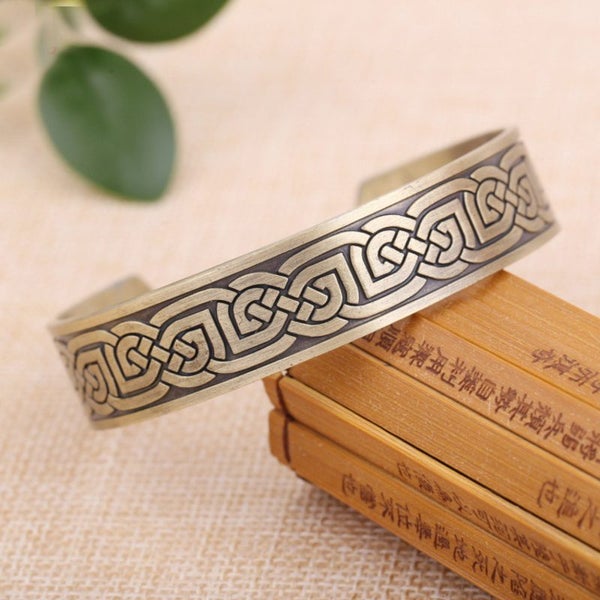 Copper Viking Cuff Bracelet Magnetic Healthcare B0379GD0 Carousel 2