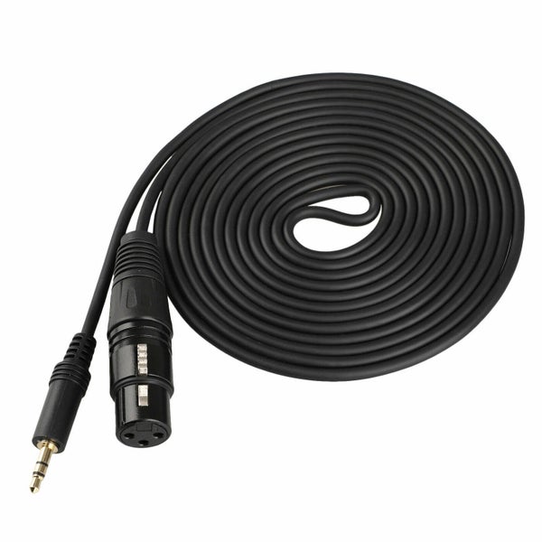 3.5mm to XLR Male/Female Microphone Mic Cable Carousel 1