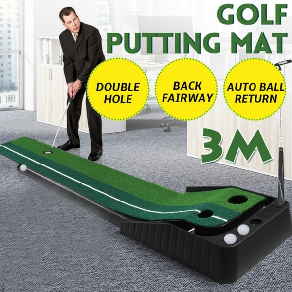 PGM Golf Putting Green Putting Trainer Mat Ball Auto Return 2023101 Carousel 1