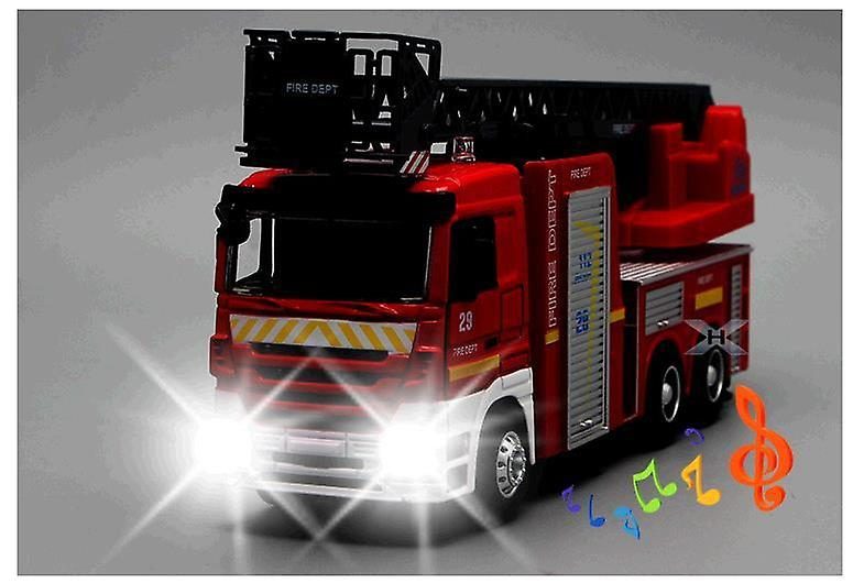 Big Toy Car,Large Engineering Car,1:32 Scale Alloy Fire Engines,Ladder Carfire Carousel 1